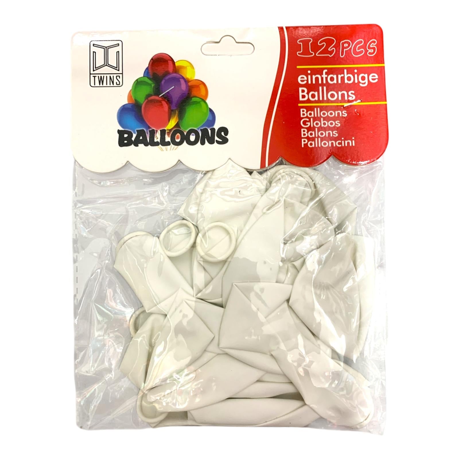 A&T Colored Balloons 12 Pcs || بالونات ملونة اي اند تي ١٢ حبة