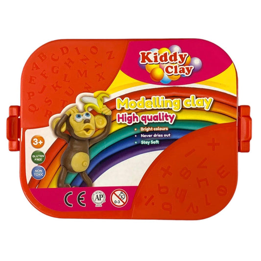 Kiddy Clay Play Dough 7 Colors || طين صلصال ٧ لون كيدي كلاي