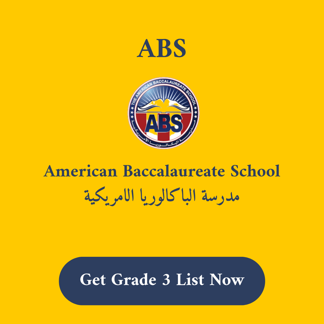 American Baccalaureate School (ABS) Stationery & Supply List Grade 3
