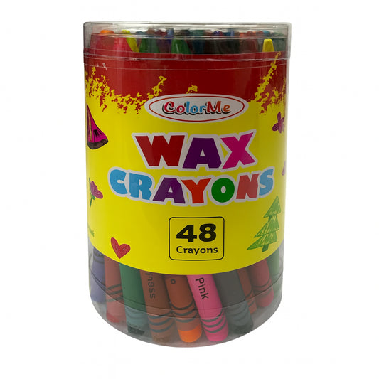 A&T Colored Wax Crayons 48 Colors || الوان شمعية اي اند تي 48 لون