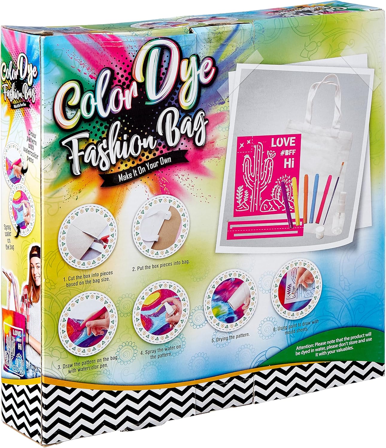 Mogtoy Color Dye Fashion Bag || لعبة تلوين الجنطة