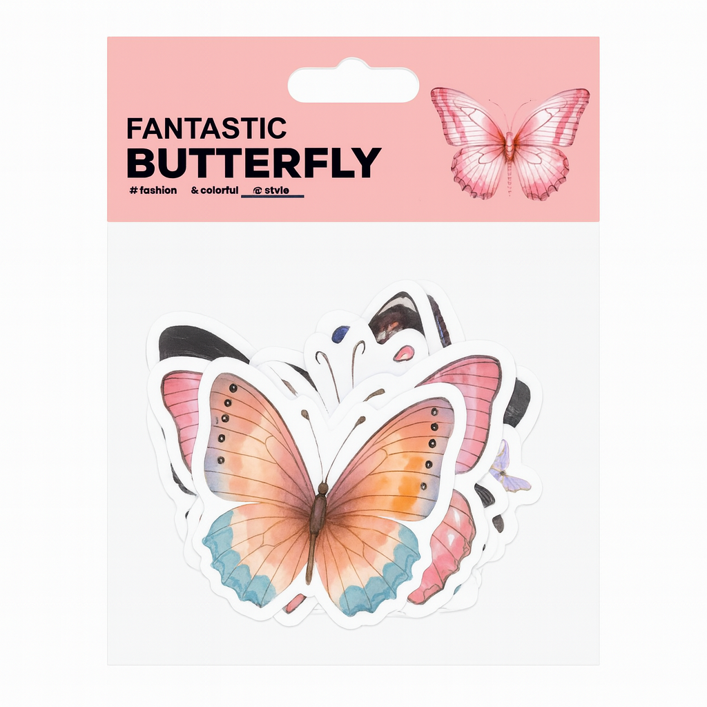 Butterfly Stickers Pack || مجموعة ستيكرز فراشات