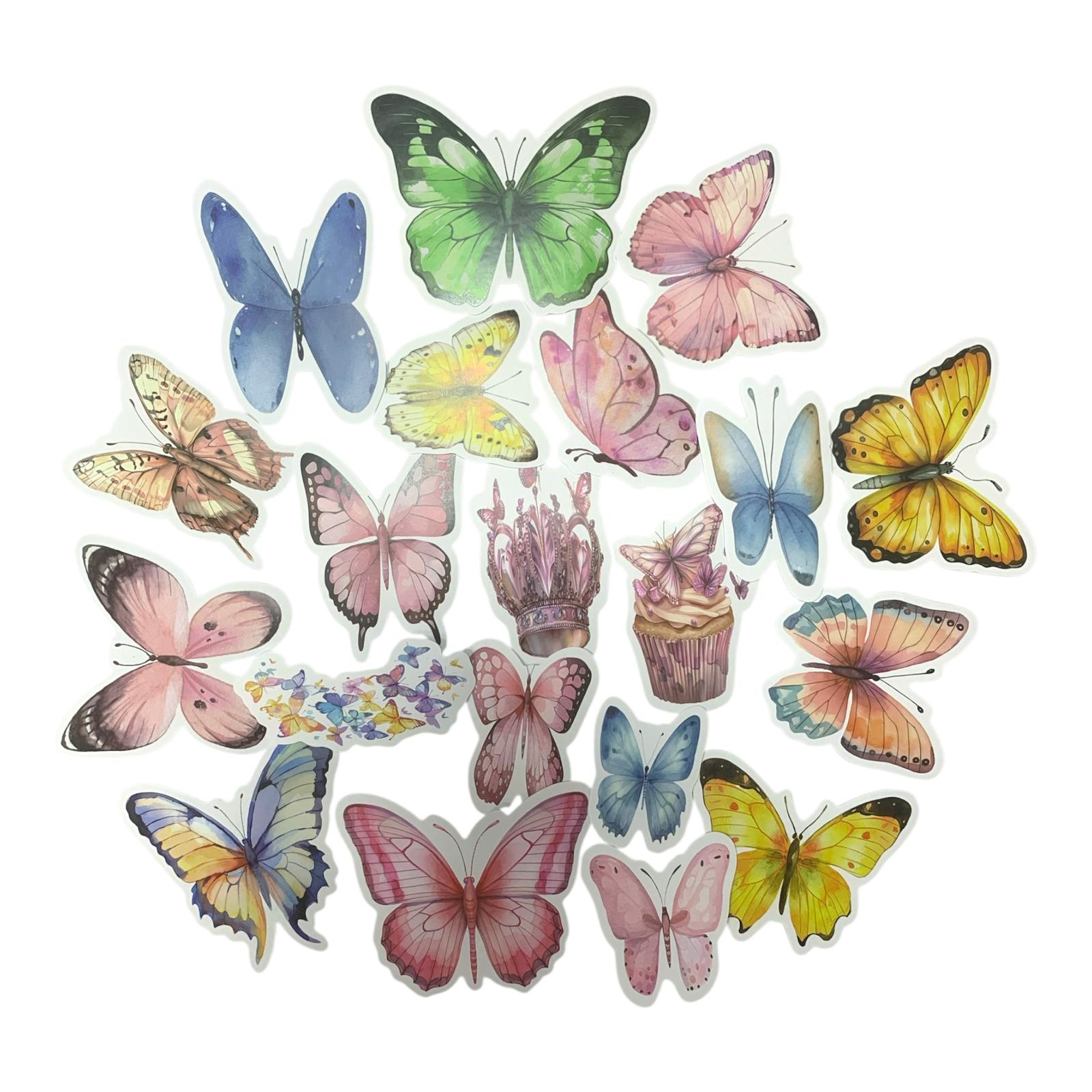 Butterfly Stickers Pack || مجموعة ستيكرز فراشات