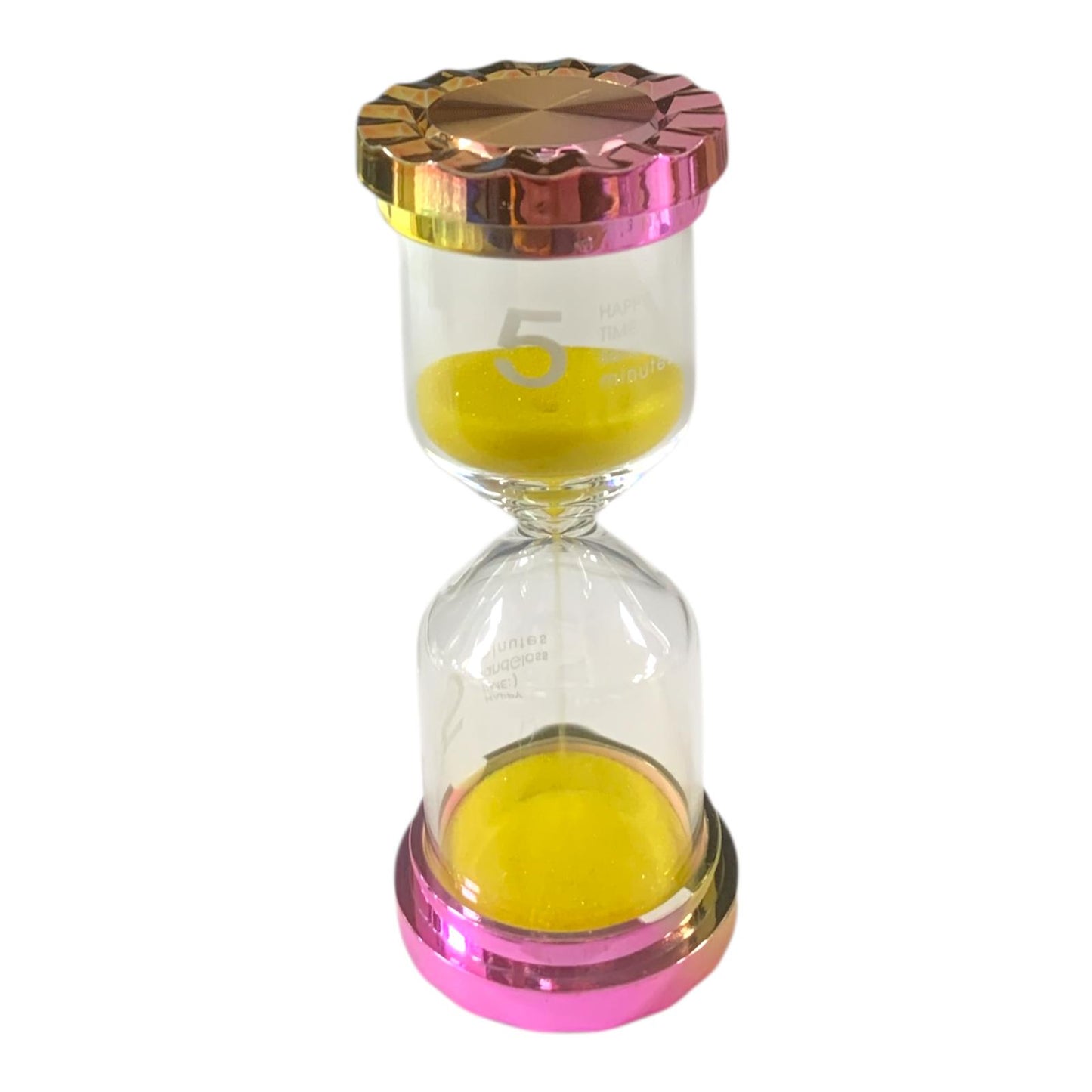 A&T Yellow Sand Timer for Tea 5-Minute Hourglass || ساعة رملية اي اند تي 5 دقائق لون اصفر