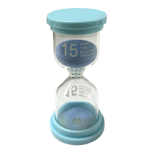 A&T Blue Sand Timer for Tea 15-Minute Hourglass || ساعة رملية اي اند تي 15 دقيقة لون ازرق