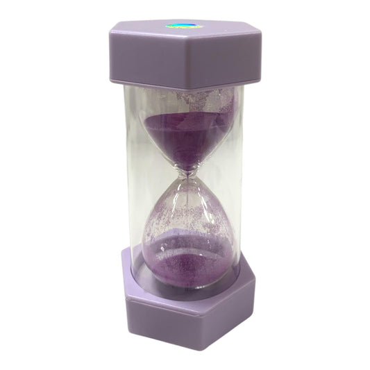A&T Purple Sand Timer for Tea 15-Minute Hourglass || ساعة رملية اي اند تي 15 دقيقة لون بنفسجي