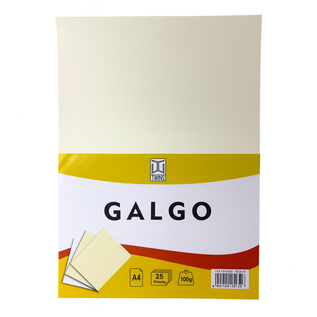 Biege GALGO 100g A4 Paper 25 Sheets || ورقة جالجو مراسلات 100 جرام باكيت 25 ورقة بيج