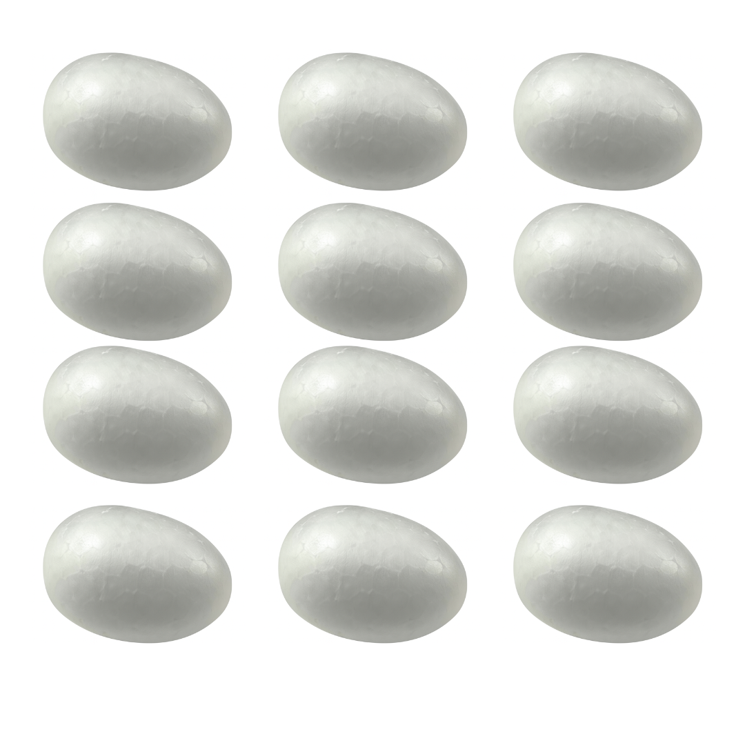 A&T Foam Eggs 12 Pcs || اشكال فلين اي اند تي بيض 12 حبة