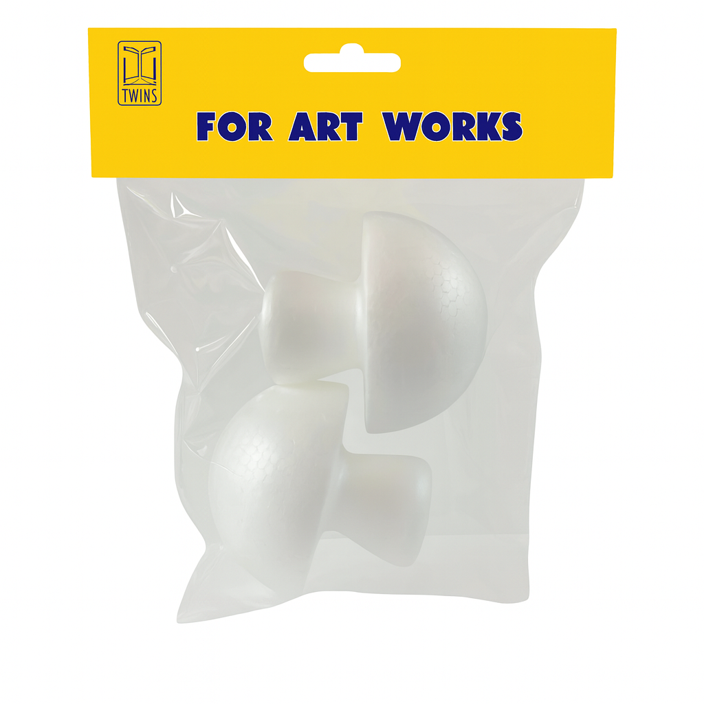 A&T Foam Mushroom 2 Pcs 7 cm || اشكال فلين اي اند تي مشروم 2 حبة 7 سم