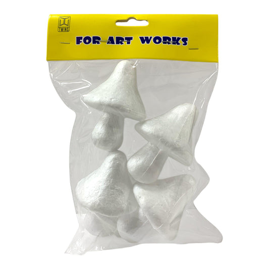 A&T Foam Mushroom 4 Pcs 7 cm || اشكال فلين اي اند تي مشروم 4 حبة 7 سم