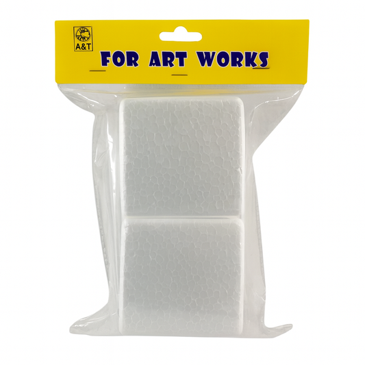 A&T Foam Cube 2 Pcs 7 cm || اشكال فلين اي اند تي مكعب 2 حبة 7 سم