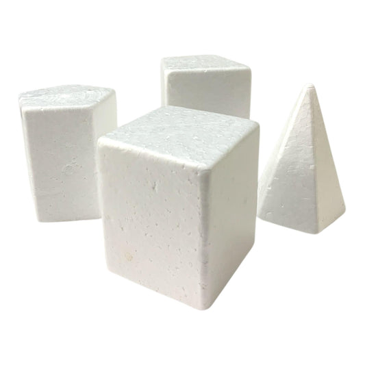 A&T Foam Geometric Shapes 4 Pcs || اشكال فلين اي اند تي هندسية كبيرة 4 حبة