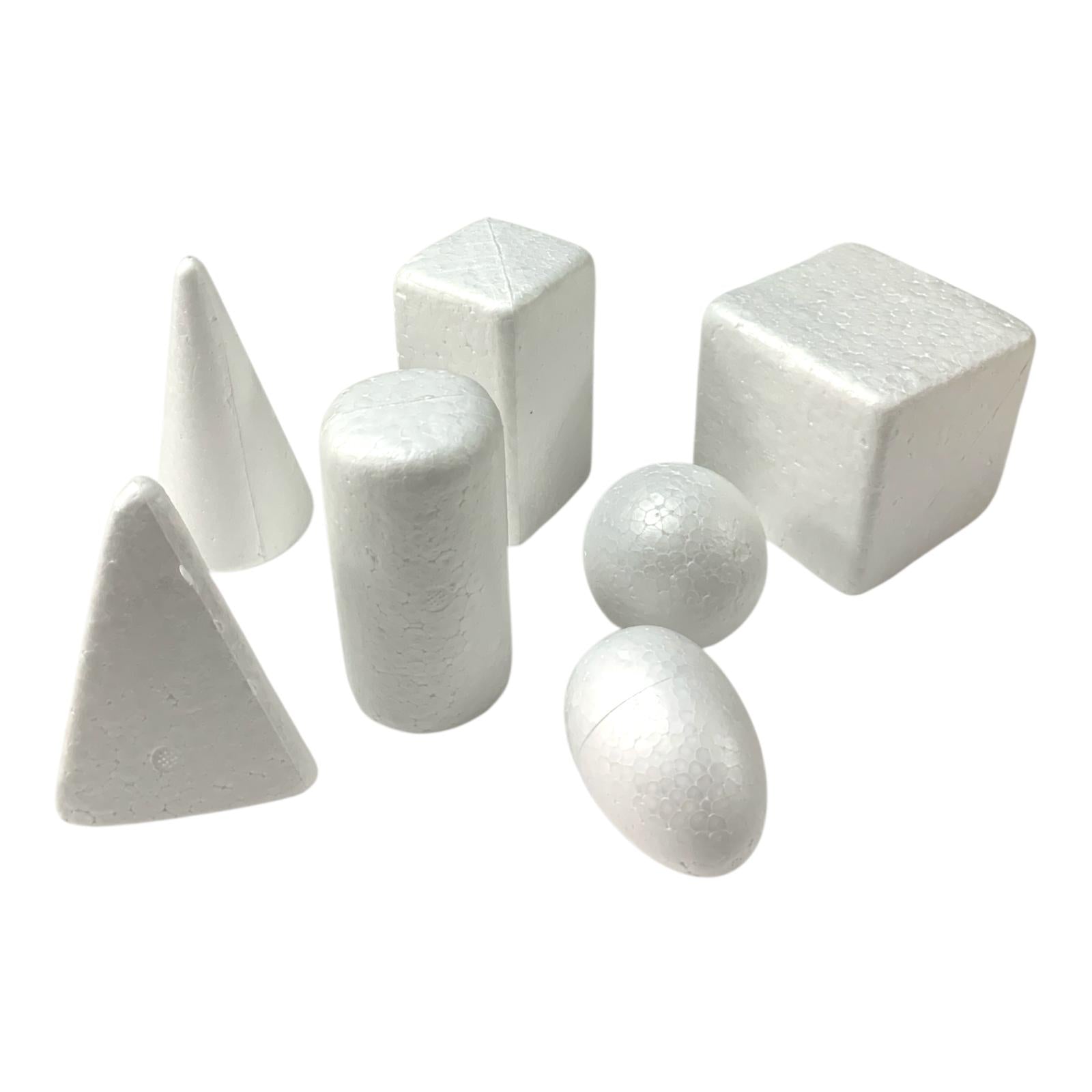 A&T Foam Geometric Shapes Small Size 7 Pcs || اشكال فلين اي اند تي هندسية صغير 7 حبة