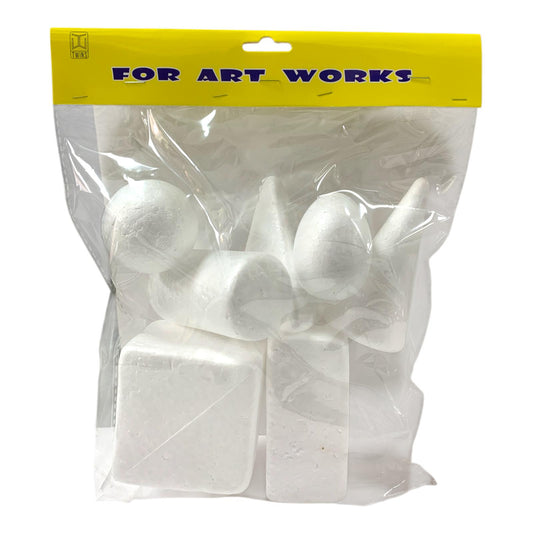 A&T Foam Geometric Shapes Small Size 7 Pcs || اشكال فلين اي اند تي هندسية صغير 7 حبة