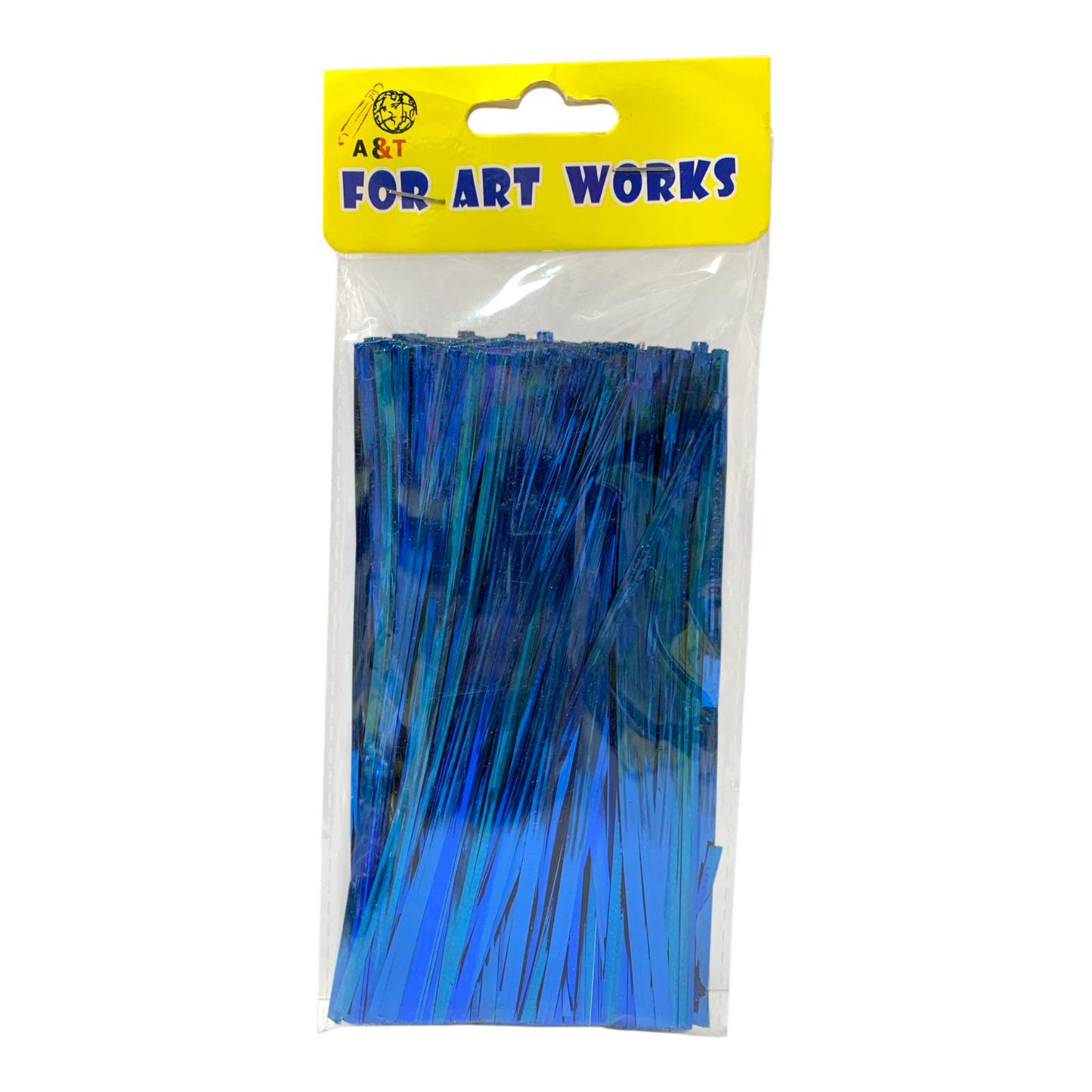 A&T DIY Plastic Sticks 15 cm Blue Color || أعواد بلاستيك ملونه حجم 15 سم لون أزرق