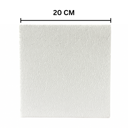 A&T DIY Foam Board 2 cm Thickness Square 20 cm || لوح فلين للشغال اليدوية اي اند تي سماكة 2 سم مقاس 20 سم