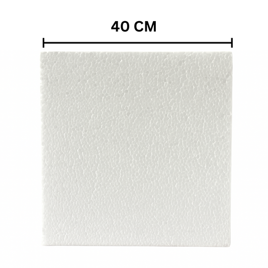 A&T DIY Foam Board 2 cm Thickness Square 40 cm || لوح فلين للشغال اليدوية اي اند تي سماكة 2 سم مقاس 40 سم