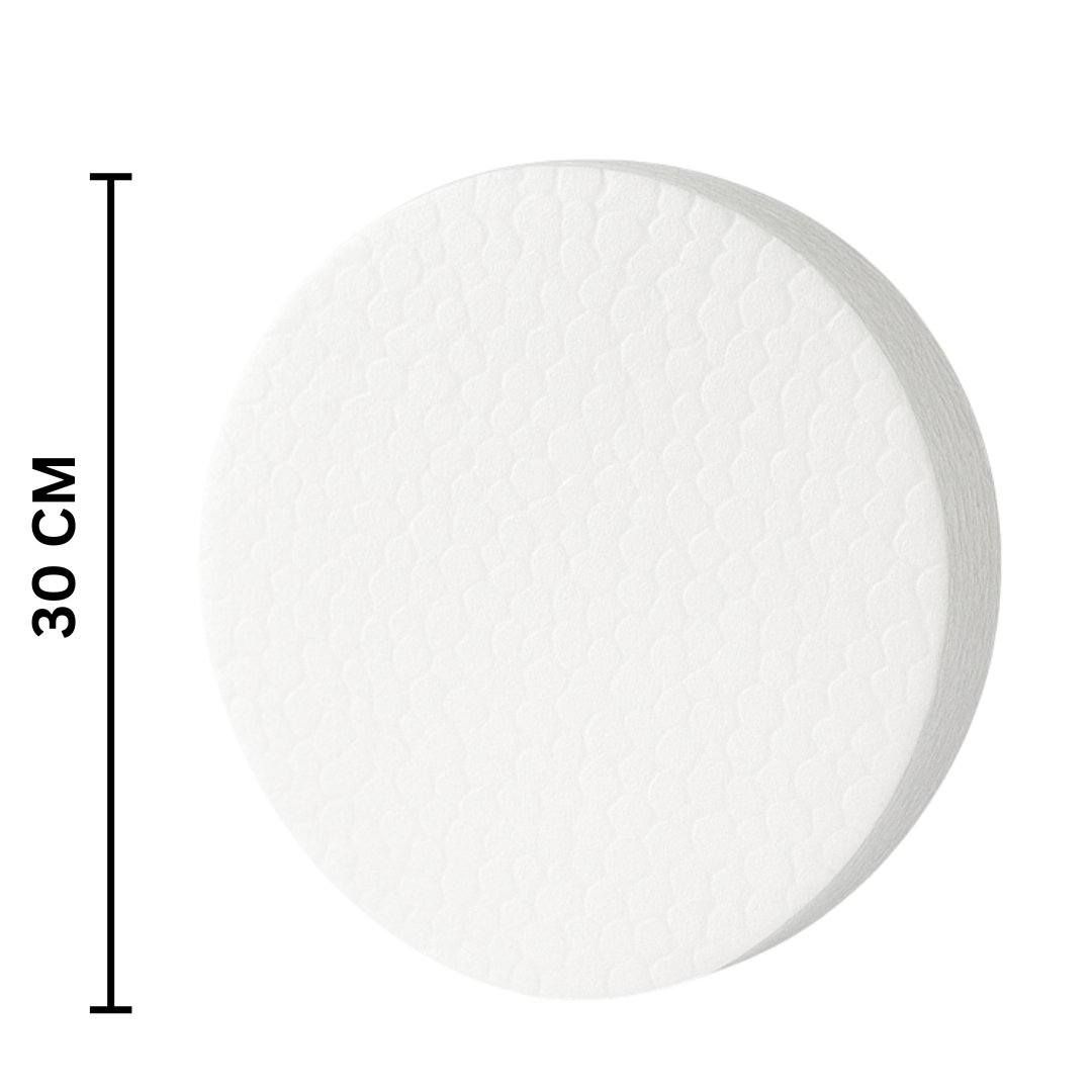 A&T DIY Foam Board 2 cm Thickness Circle 30 cm || لوح فلين للشغال اليدوية اي اند تي سماكة 2 سم مقاس 30 سم شكل دائرة