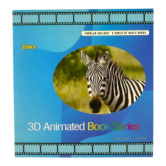 A&T 3D Animated Book Series Zebra || كتيب تعليمي للاطفال ثلاثي الابعاد اي ام تي شكل حمار وحشي
