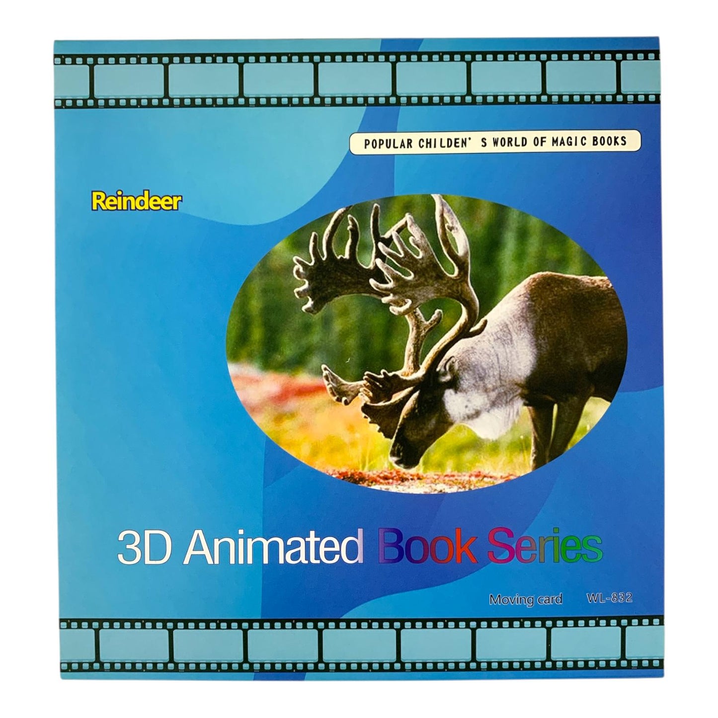 A&T 3D Animated Book Series Reindeer || كتيب تعليمي للاطفال ثلاثي الابعاد اي ام تي شكل رنة