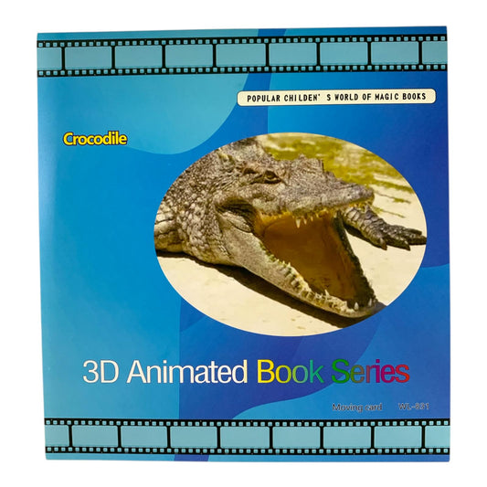 A&T 3D Animated Book Series Crocodile || كتيب تعليمي للاطفال ثلاثي الابعاد اي ام تي شكل تمساح
