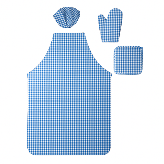 A&T Apron Set 4 Pieces #2 || مجموعة مريول للمطبخ اي اند تي 4 حبة #2