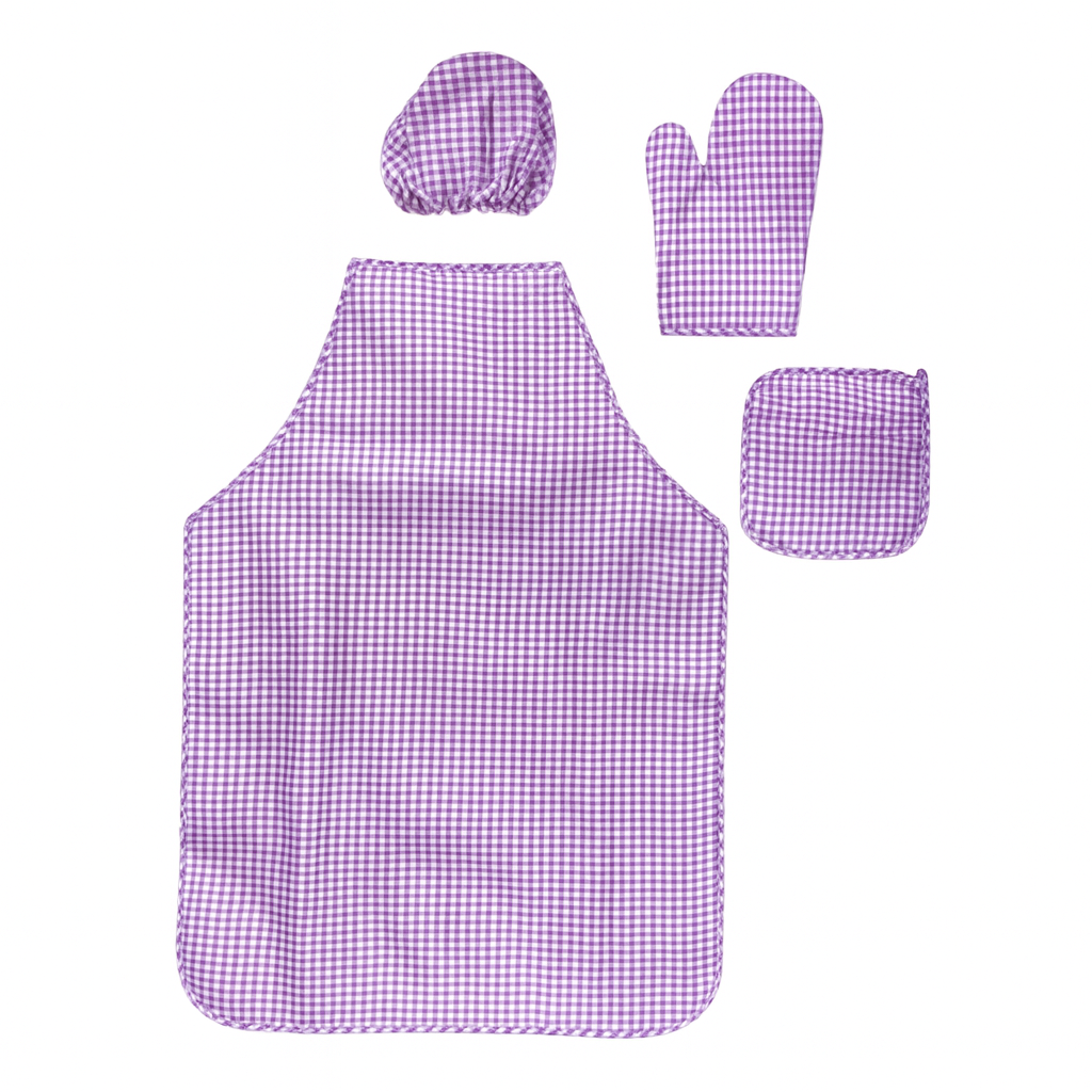 A&T Apron Set 4 Pieces #3 || مجموعة مريول للمطبخ اي اند تي 4 حبة #3