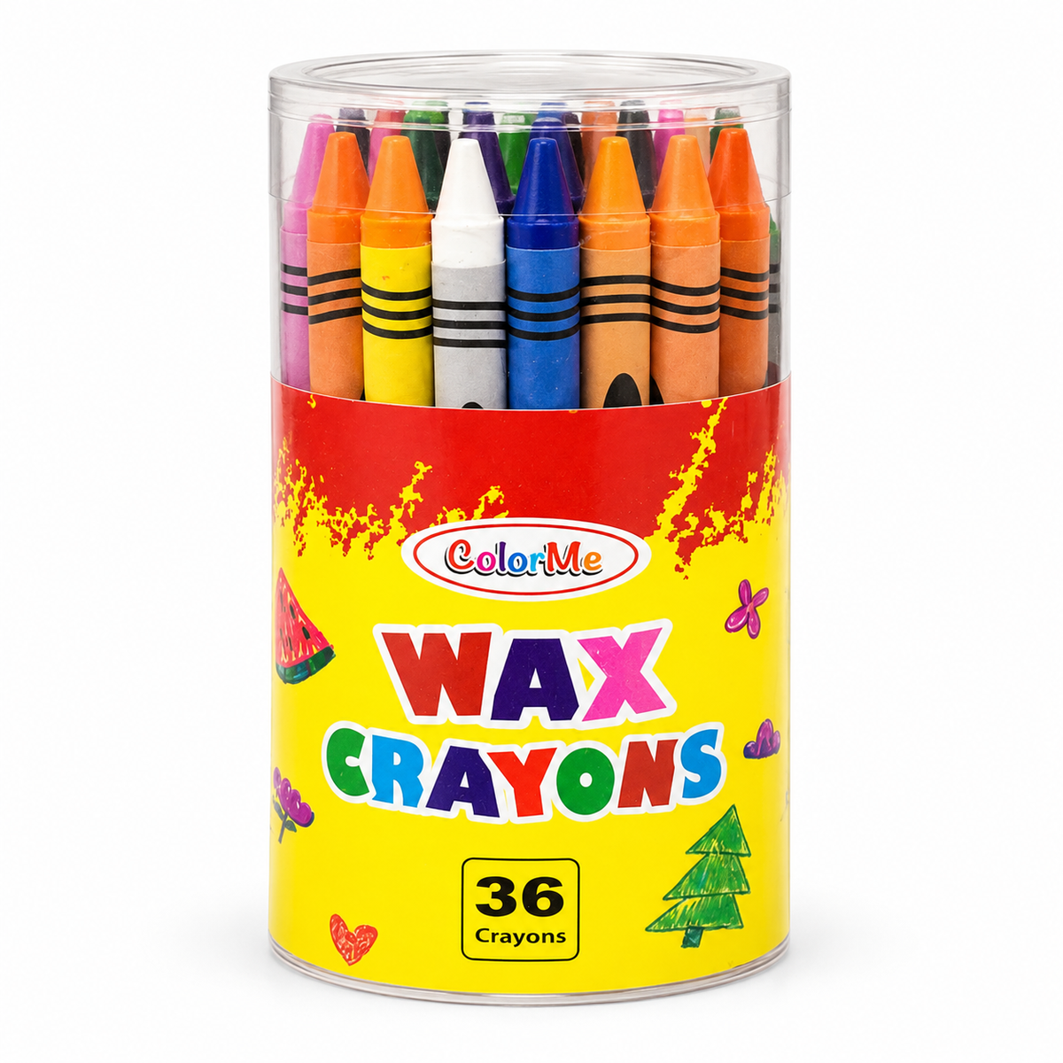 A&T Color Me Wax Crayons 36 Colors || الوان شمعبة اي اند تي كولور مي 36 لون