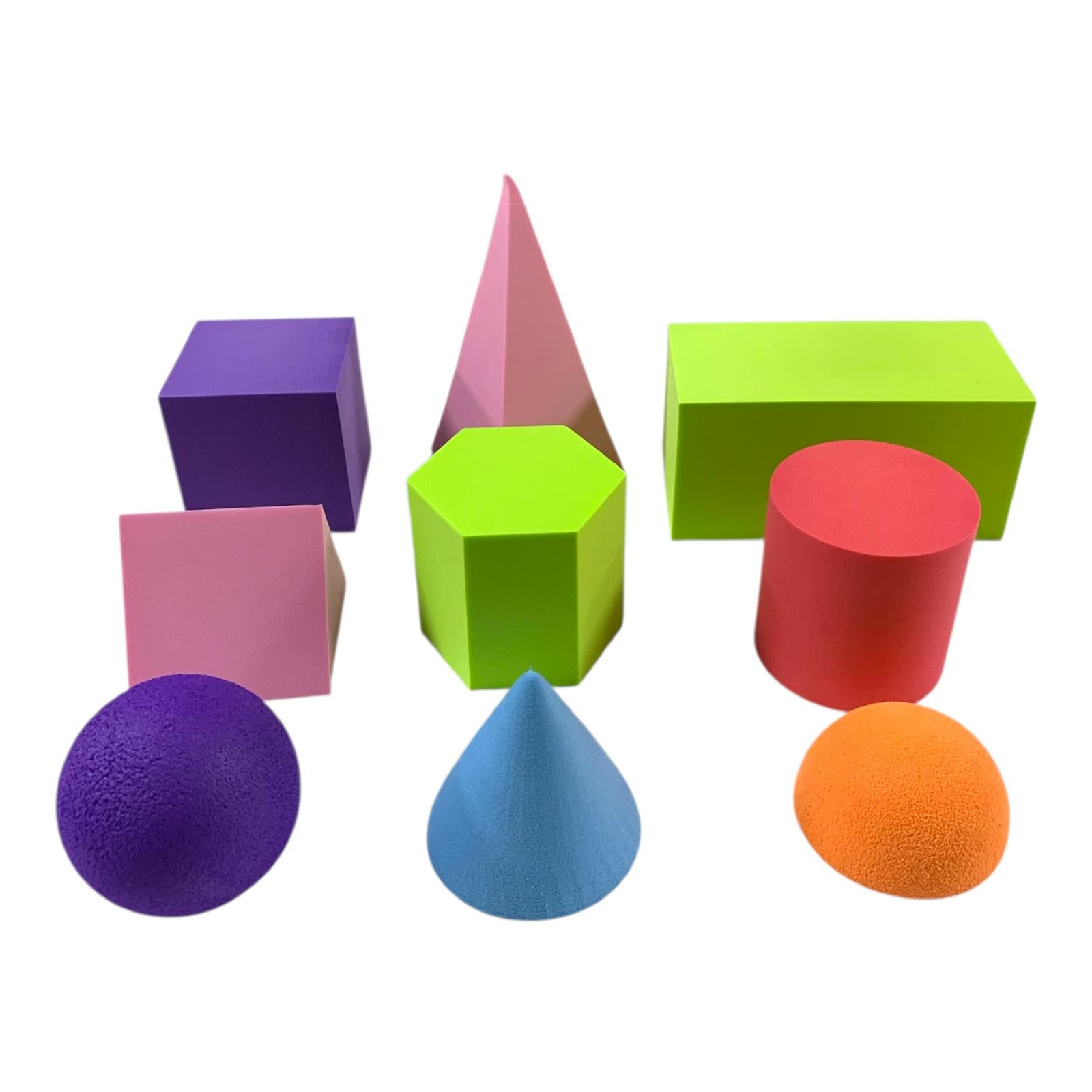 A&T 3D Foam Sponge Shapes 9 Pcs || اشكال هندسية فوم ثلاثي الابعاد 9 حبة