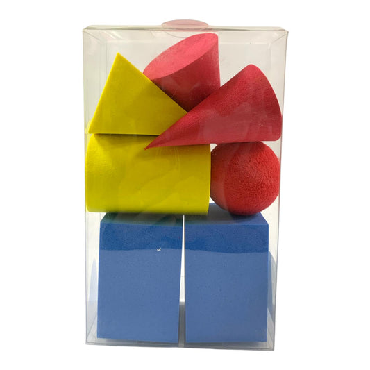 A&T 3D Foam Sponge Shapes 7 Pcs || اشكال هندسية فوم ثلاثي الابعاد 7 حبة