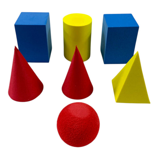 A&T 3D Foam Sponge Shapes 7 Pcs || اشكال هندسية فوم ثلاثي الابعاد 7 حبة