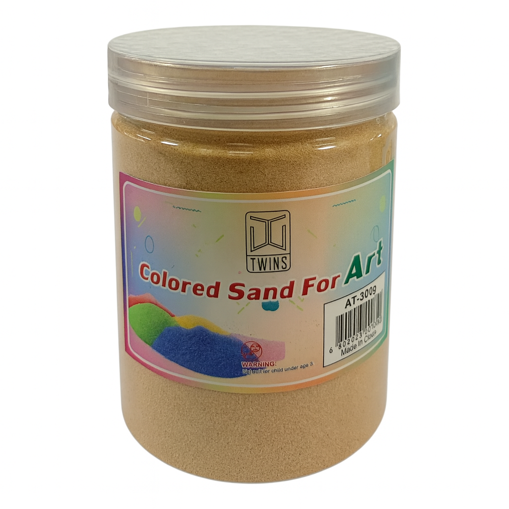 A&T Sand Large Size 300 g || رمل ملون اي اند تي كبير 300ج لون سادة