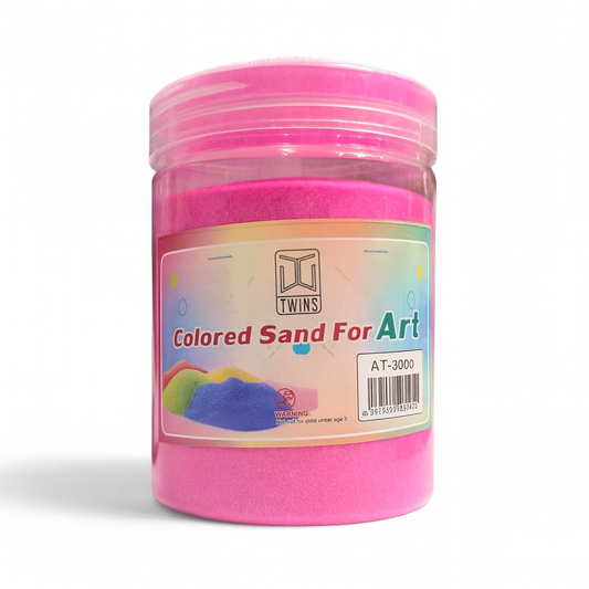 A&T Pink Sand Large Size 300 g || رمل ملون اي اند تي كبير 300ج لون وردي