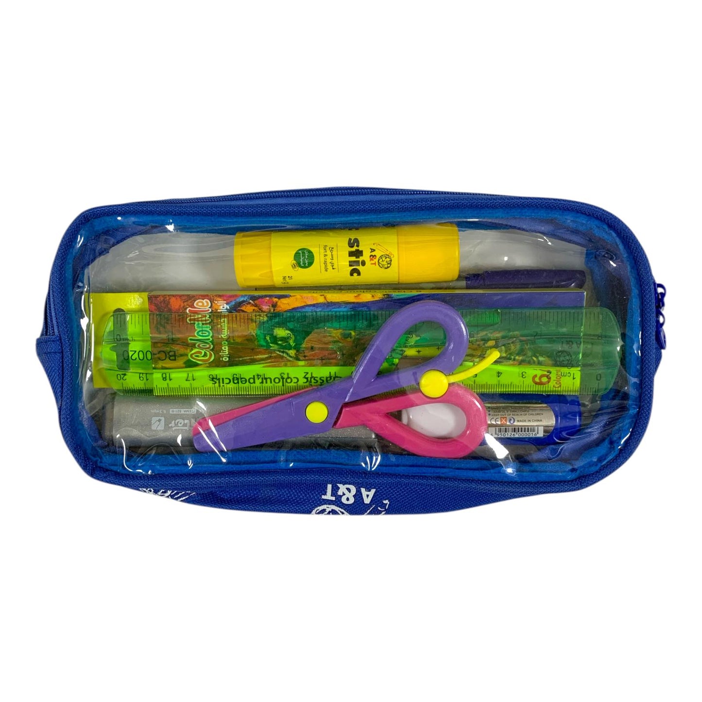 A&T Stationery Set 14 Pcs || مجموعة قرطاسية اي اند تي 14 حبة