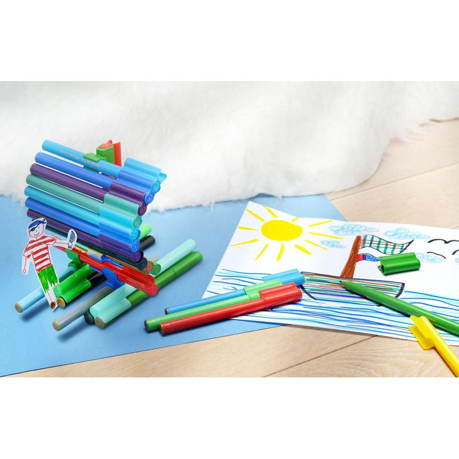 Faber-Castell Connector series illustrative lifestyle photo 3 (not specific to pack size)