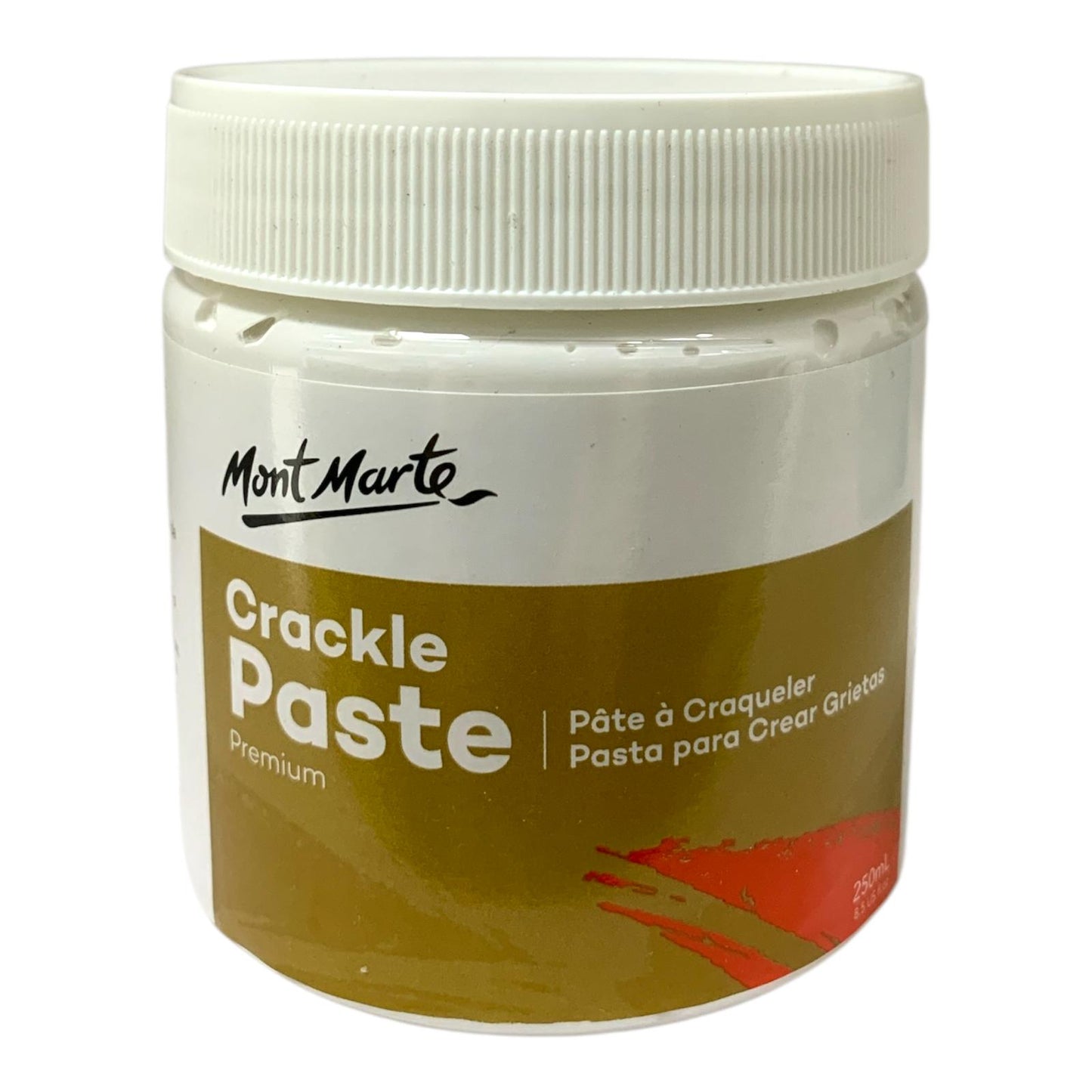 Mont Marte Crackle Paste 250 ml || وسيط لتاثير التشققات مونت مارت ٢٥٠ مل