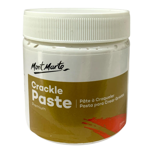 Mont Marte Crackle Paste 250 ml || وسيط لتاثير التشققات مونت مارت ٢٥٠ مل
