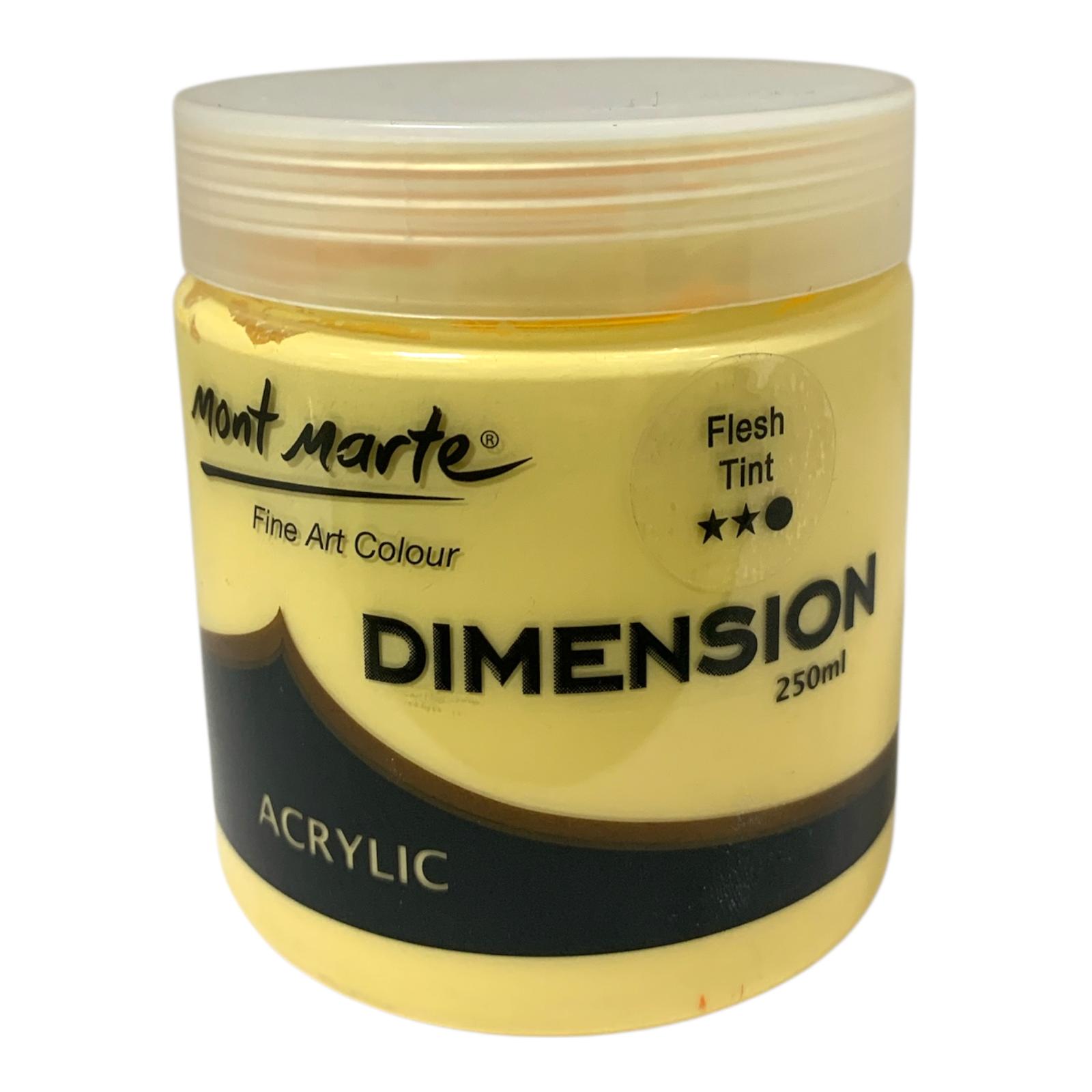 Flesh Tint Mont Marte Dimension Acrylic Color 250 ml || الوان اكريليك مونت مارت حجم ٢٥٠ مل لون البشرة