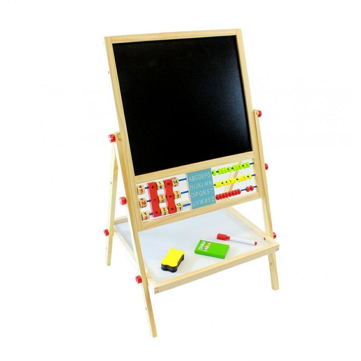 Multifunctional Double Sided Drawing Board || لوحة وجهين بلاك بورد و وايت بورد