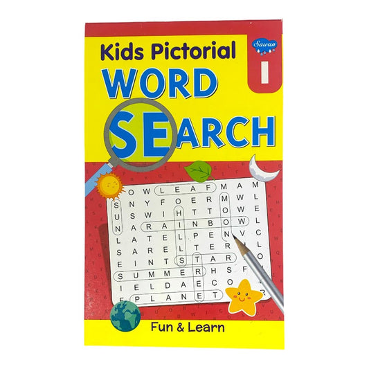 Sawan Kids Pictoral Word Search 1 || دفتر نشاطات الاطفال الغاز الكلمات ١