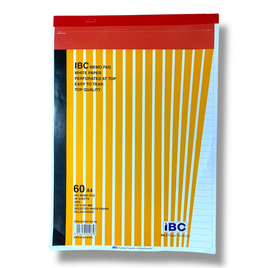 IBC Memo Note Pad A4 Size 60 Pages || نوت اي بي سي حجم اي فور عدد ٦٠ ورقة