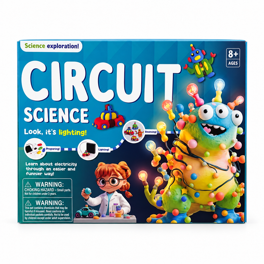 Science Exploration Circuit Science Kit 8+ || مجموعة تجارب الدوائر الكهربائية للأطفال 8+