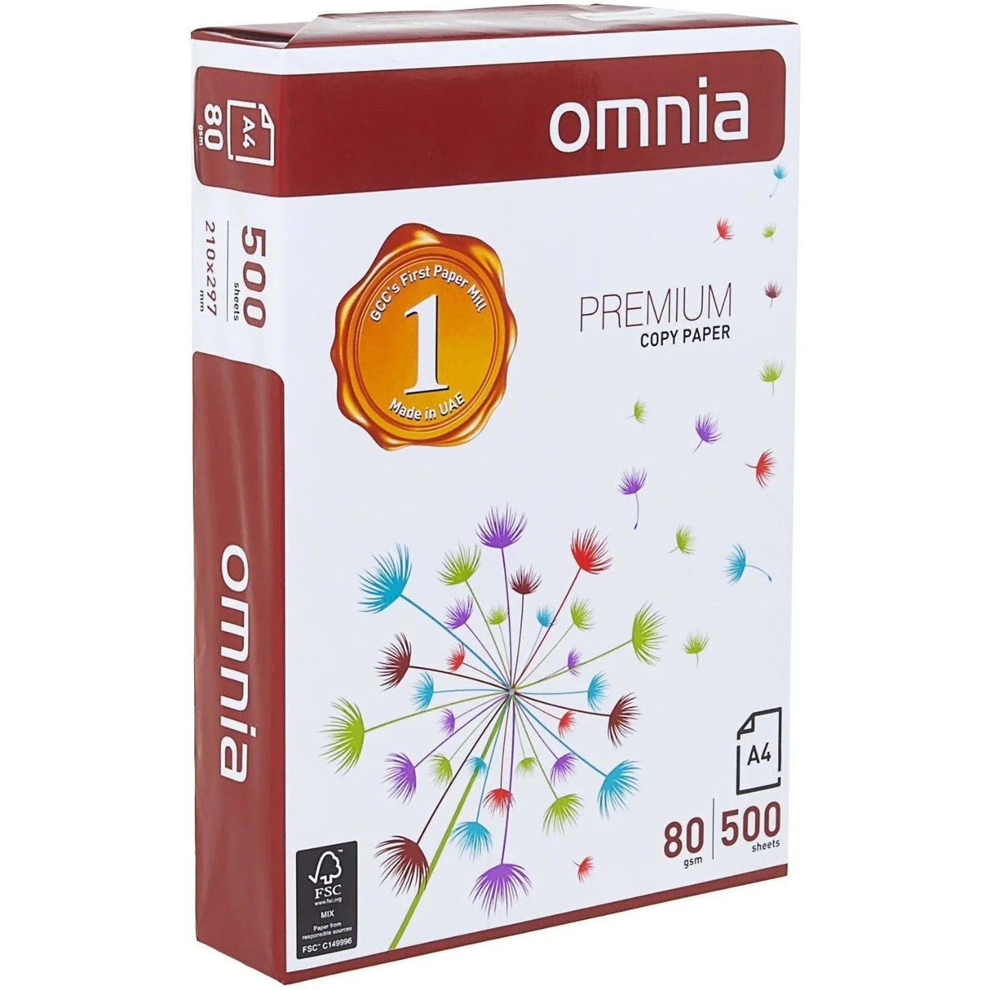 Omniya A4 Paper Pack 500 Sheets || ورق طباعه اي فور امنيا باكيت 500 ورقة