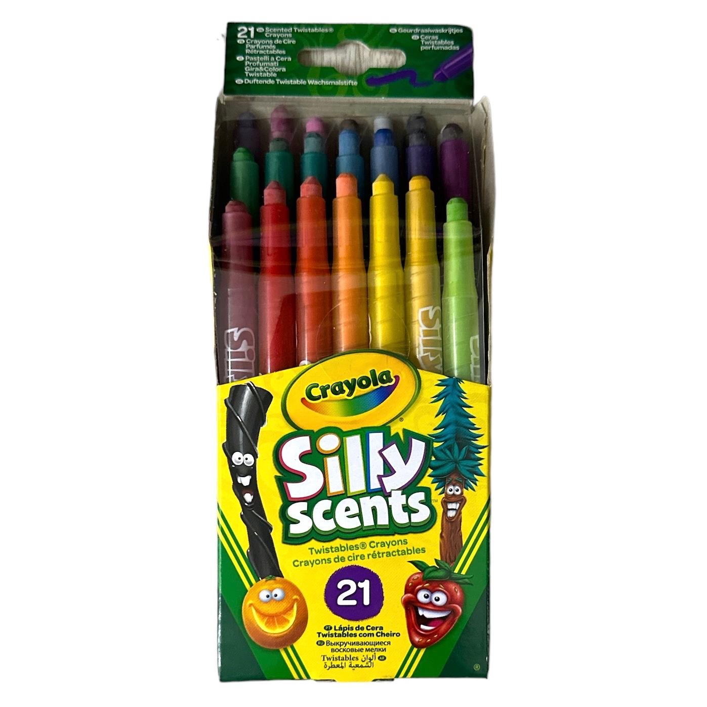 Crayola Silly Scents Twistables Crayons 21 Colors || الوان شمعية كرايولا تويست معطرة ٢١ لون 