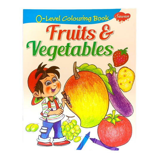 Fruits and Vegetables Coloring Book By Sawan || دفتر تلوين للاطفال الخضار والفواكه