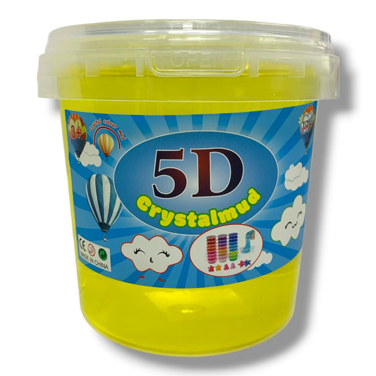 Jumbo Tub Stretchy Slime 1 Kg Yellow || علبة سلايم حجم 1 كيلو لون اصفر