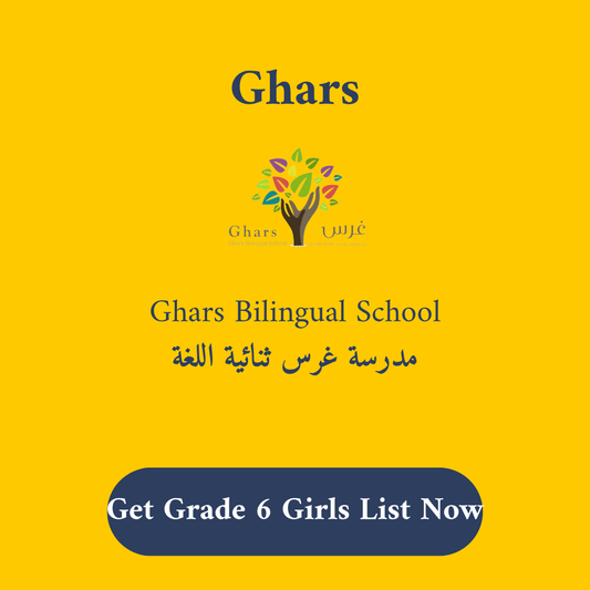 Ghars Bilingual School Stationery & Supply Lists Grade 6 Girls