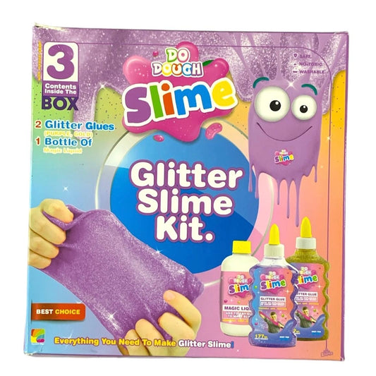 Do Dough Glitter Slime Kit 3 Pcs || مجموعة سلايم قلتر ٣ قطعة دو دوه