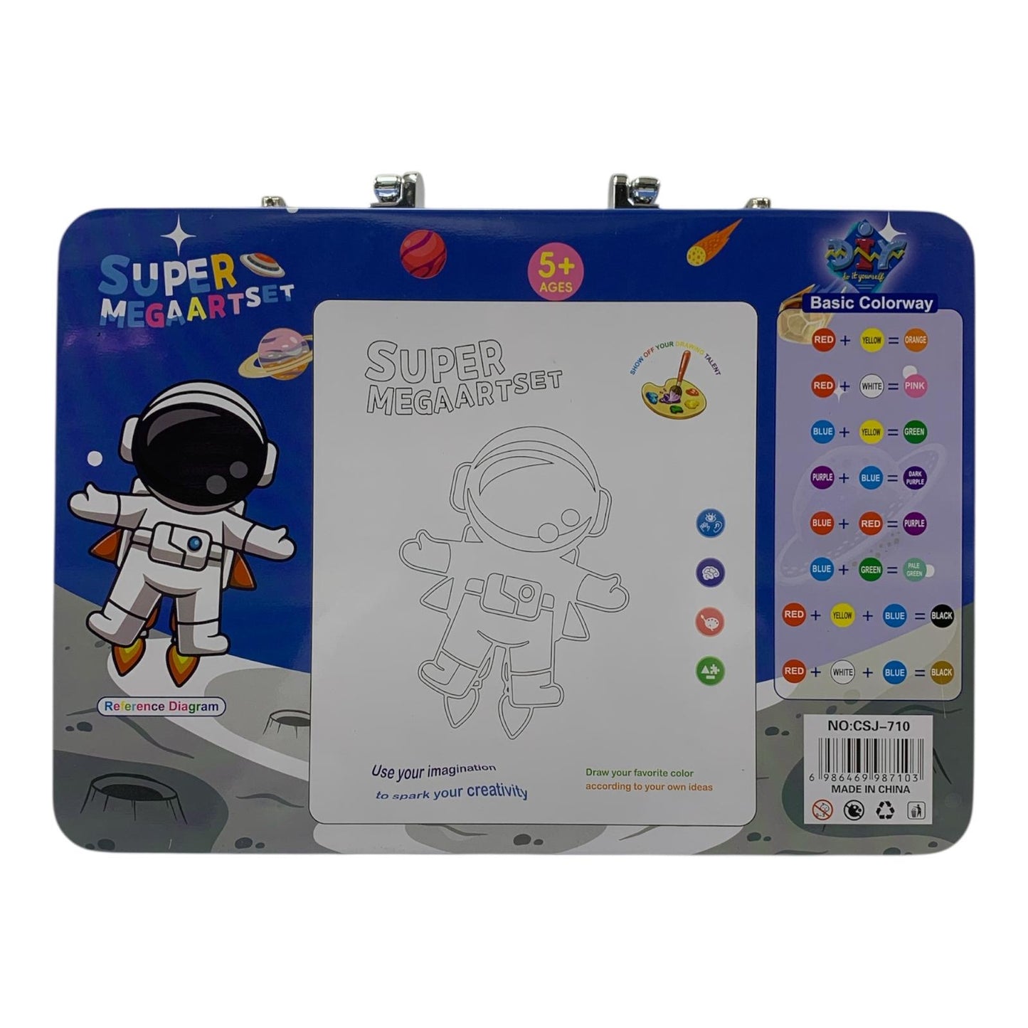 Coloring Box Astronaut || بوكس التلوين الفضائي