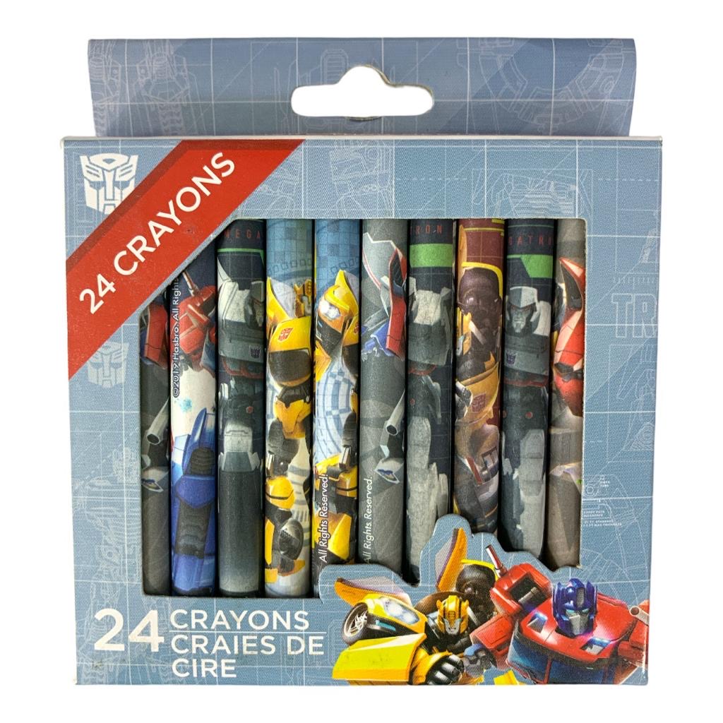 Transformers Crayons 24 Colors || الوان شمعية عدد ٢٤ لون شخصية ترانسفورمرز